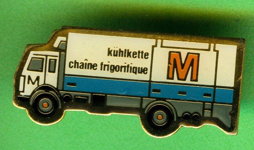 Plaketten & Abzeichen: MIGROS  Lkw  kühlkette – Gebraucht aus Winterthur von Sammleroase