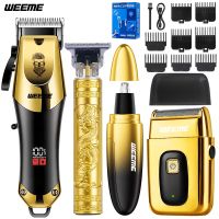 4er-Set WEEME Goldener Elektro-Haarschneider für Männer