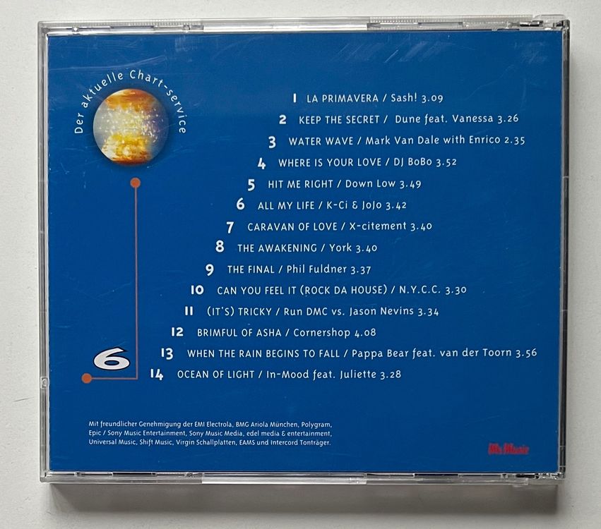Chart Hits Vol. 6 (1998) (Gebraucht) in Näfels für CHF 3 mit