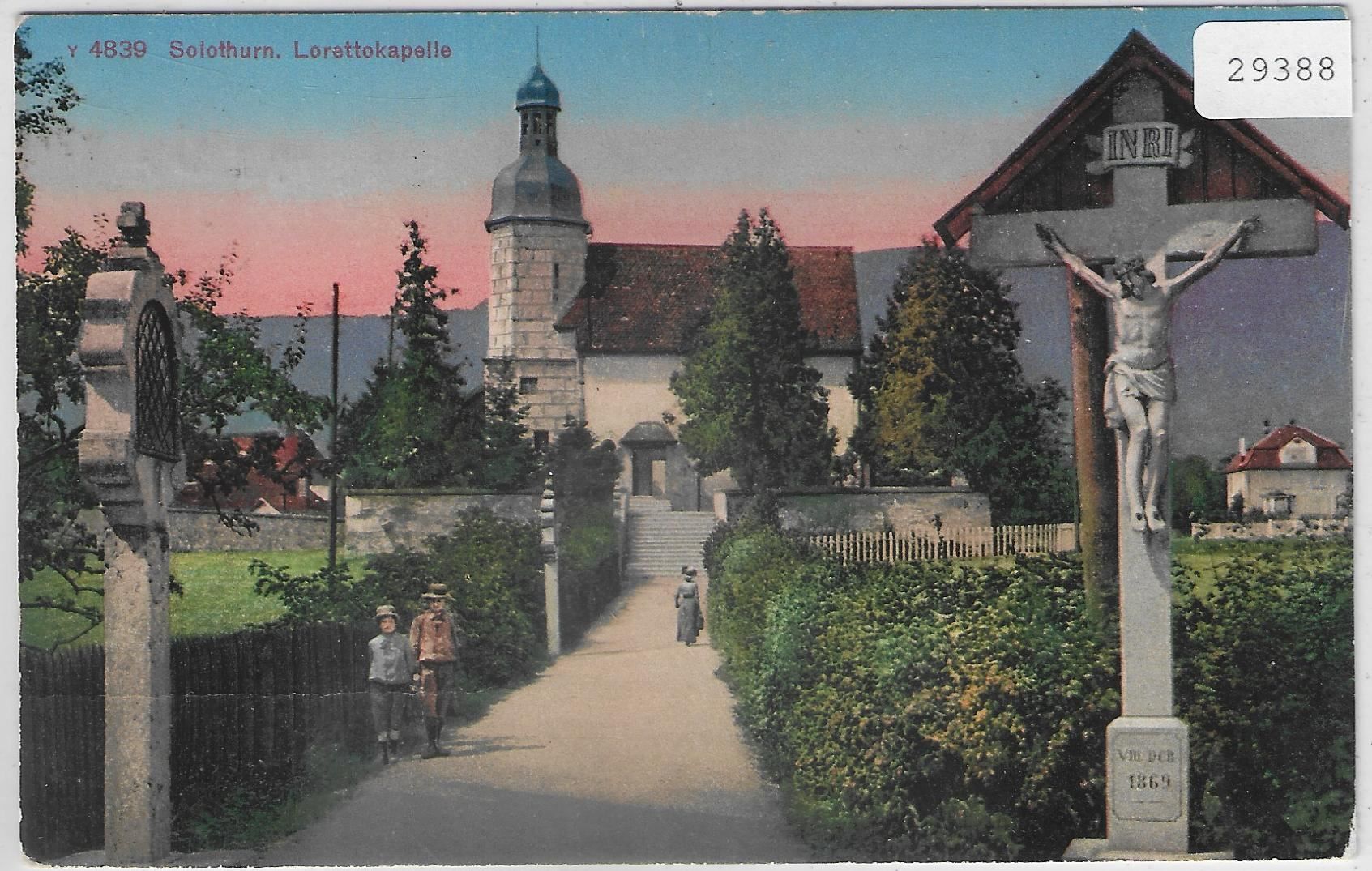 Cartoline postali: Solothurn - Lorettokapelle - Litho – Usato da Ettingen venduto da Kartenplanet