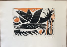 Jacques Schedler (1927–1989) – Farbradierung 1956 - signiert