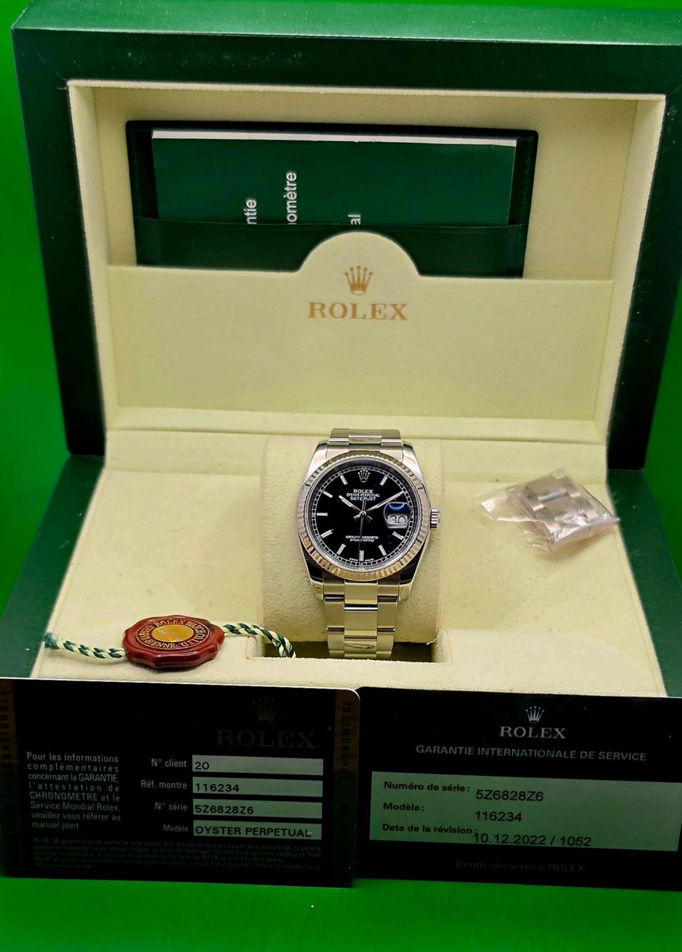 Rolex Orologi: TOP! ROLEX OYSTER PERPETUAL DATEJUST ROULETTE-DATE AUTOMATIC – Usato da St. Gallen venduto da Premium-Vintage 4