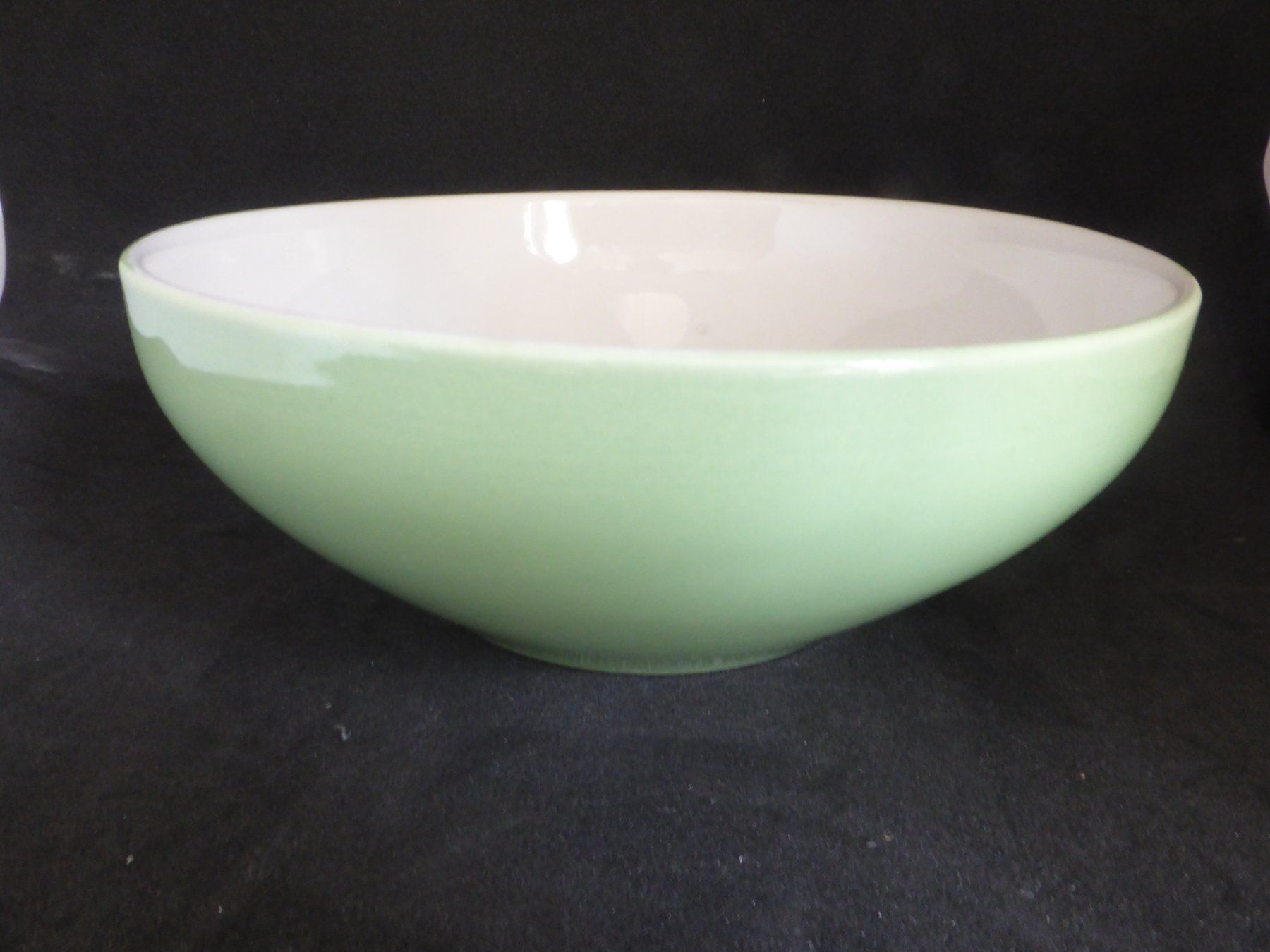 Rössler Coupes: Rössler saladier couleur "vert pastel et blanc" 17cm – D'occasion à Porrentruy par Kim017