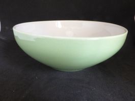 Rössler saladier couleur "vert pastel et blanc" 17cm