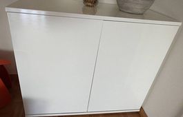 Kommode / Sideboard Weiss Hochglanz  schlicht & elegant