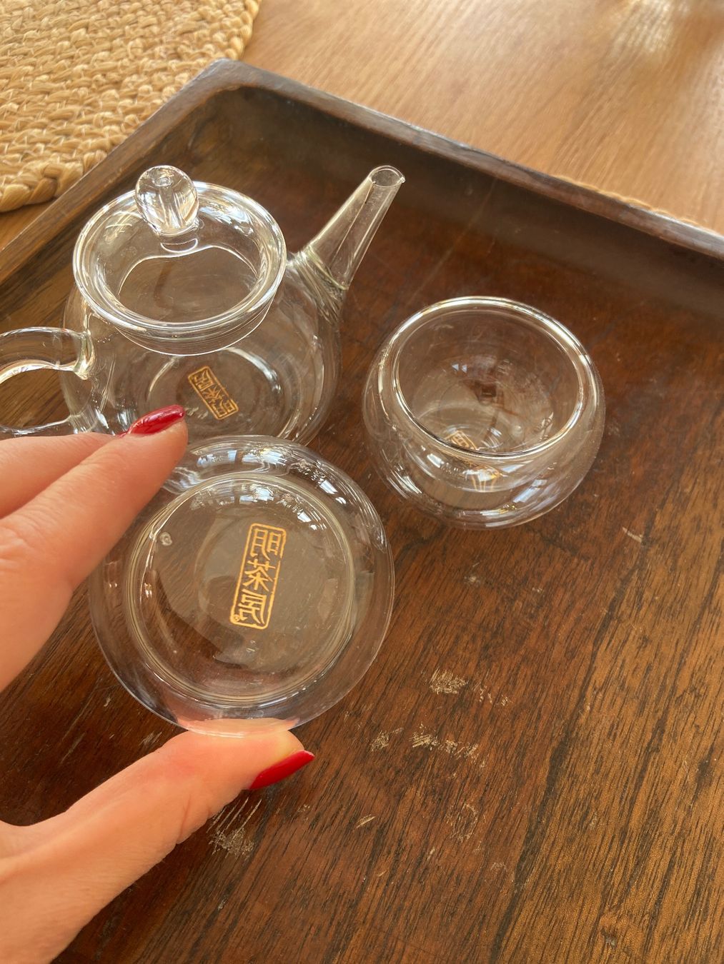 Teiere: Glass Teapot Set with Two Cups - Excellent Condition – Usato da Zollikon venduto da yar_2d52 2