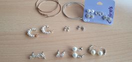 13 paires de boucles d'oreilles