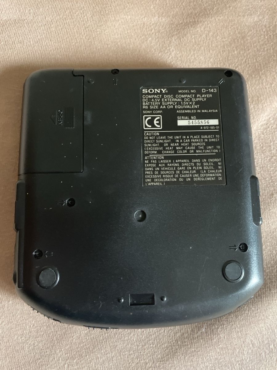 Sony Tragbarer Mediaplayer: Discman Sony D-143 – Gebraucht aus Malans GR von JIKU23 4