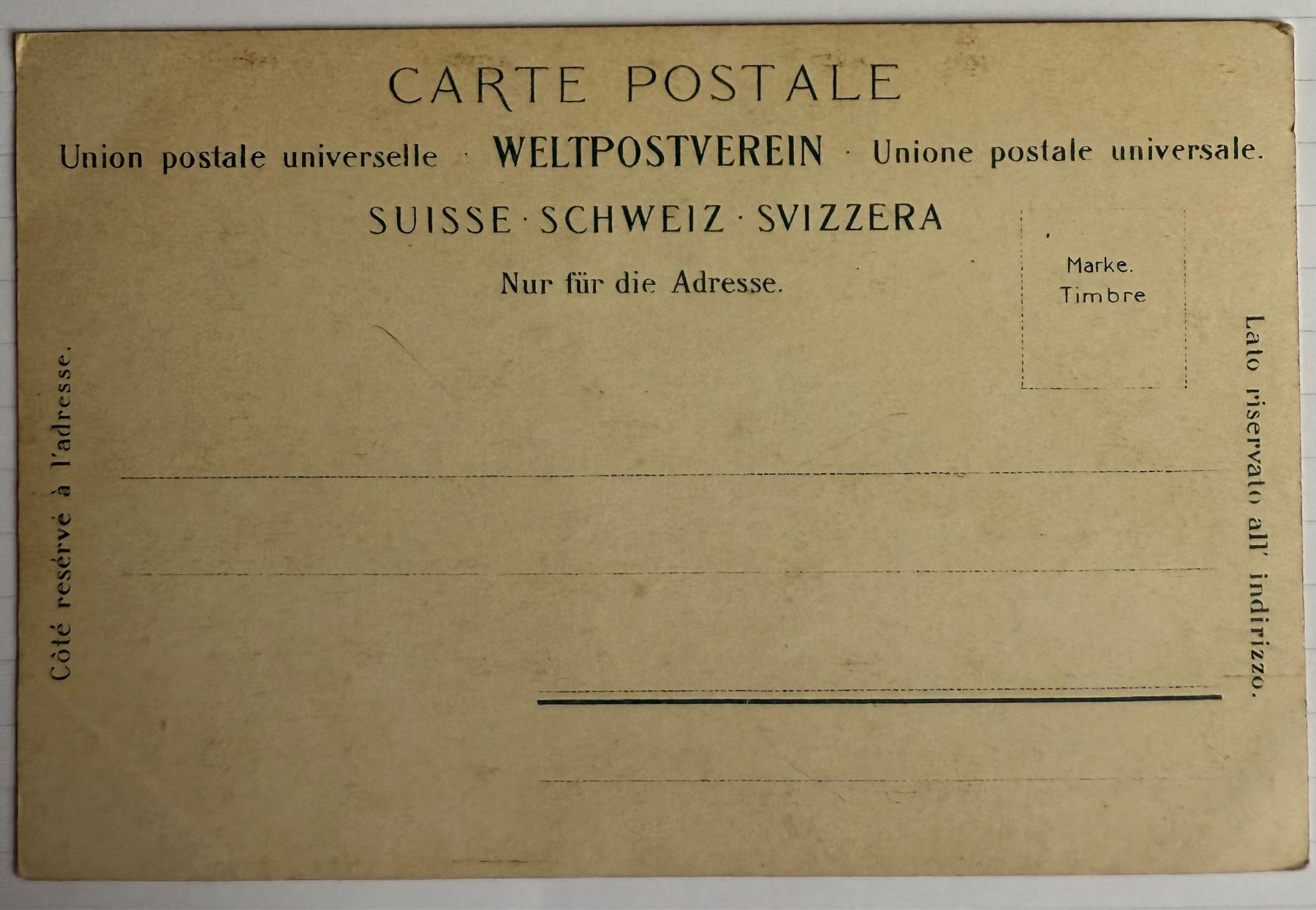 Cartoline postali: AK:  LAUTERBRUNNEN u. Staubbach – Usato da Lutry venduto da Ediego 1