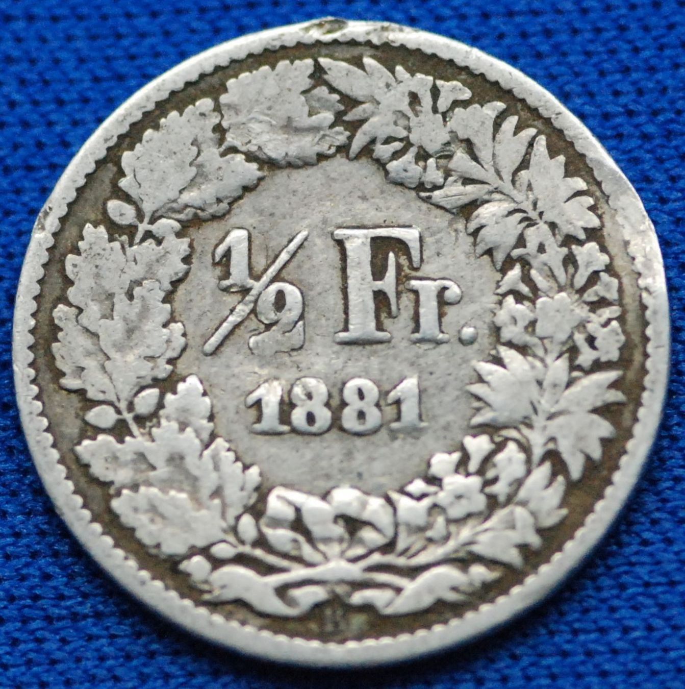 Tutti le monete: 1/2 Franken 1881 – Usato da Mühlethal venduto da sowato 2