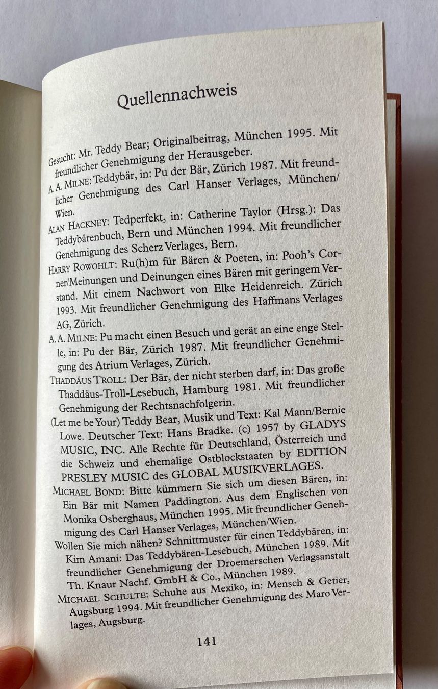 Bücher: Das kleine Teddybuch – Neu (gemäss Beschreibung) aus Bubendorf von Alpenheidi 8