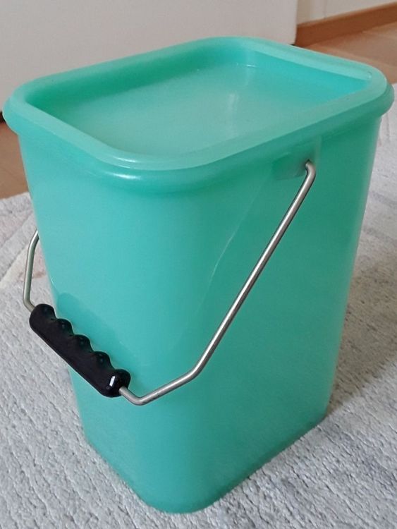 DEARMAMY 5L Plastikeimer Mit Deckel - Hochtemperaturbeständig