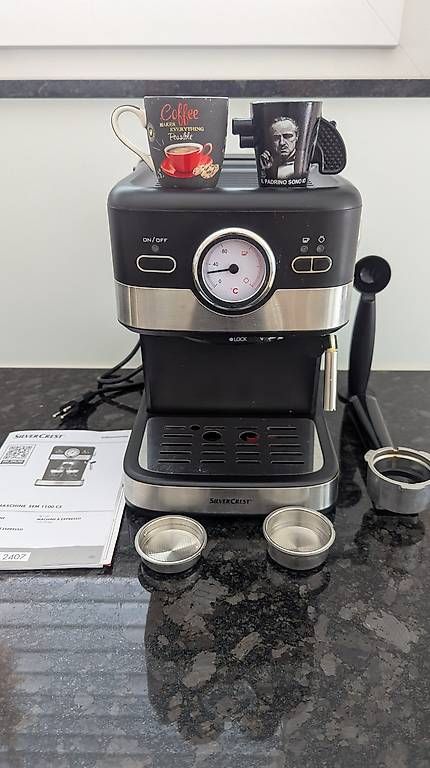 SilverCrest Macchine per caffè & Macchine per espresso: Espressomaschine SEM 1100 C5 (Silvercrest) – Nuovo (secondo la descrizione) da Altdorf UR venduto da Walhalla59
