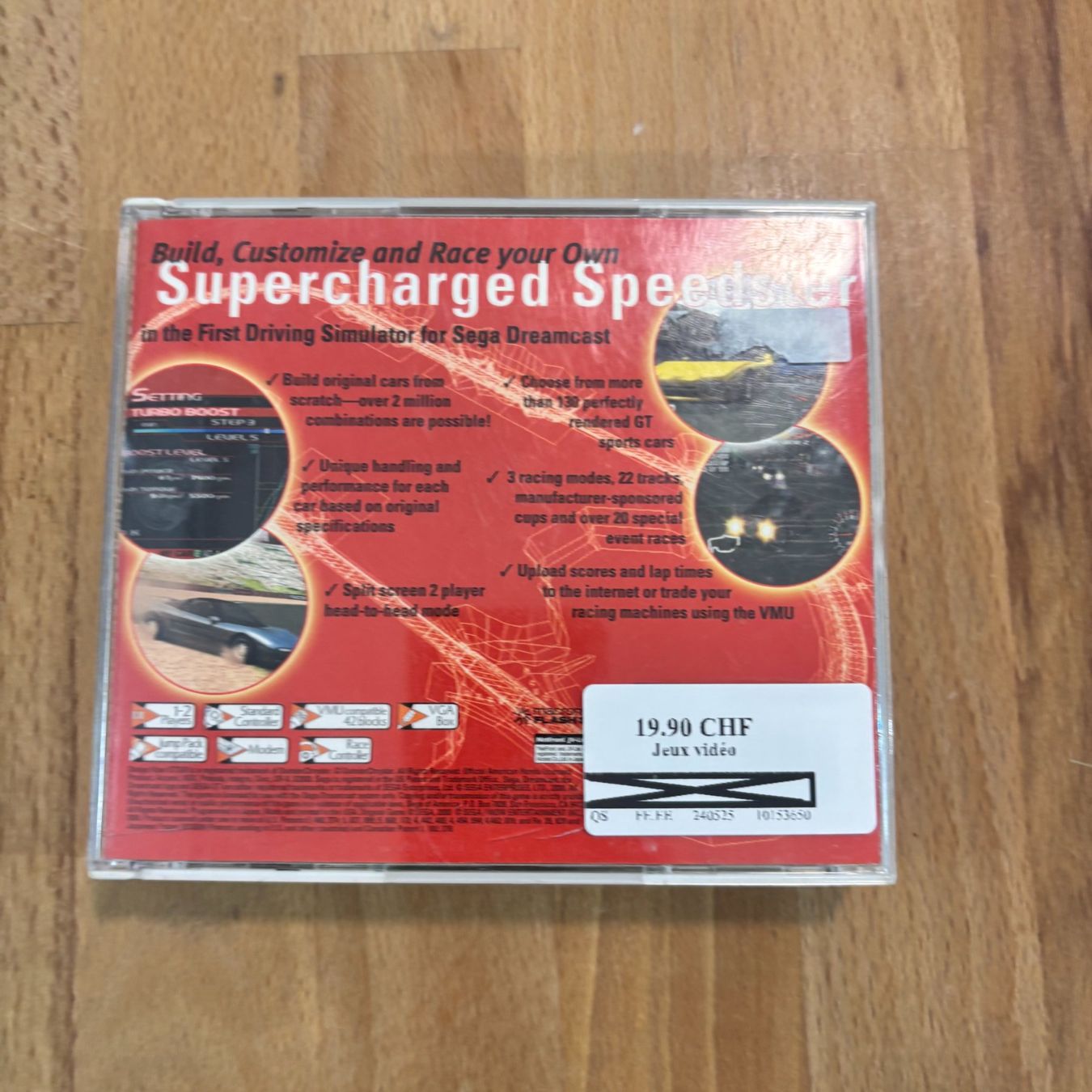 Giochi: Supercharged Speedster - Sega DreamcasT – Usato da Lausanne venduto da Korner-Cash