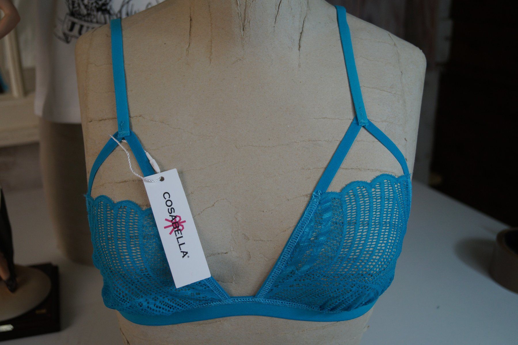Altra biancheria intima: Cosabella Soft BH Picasso-blau  LARGE Neuware – Nuovo e nell'imballaggio originale da Härkingen venduto da sammelbecken 1