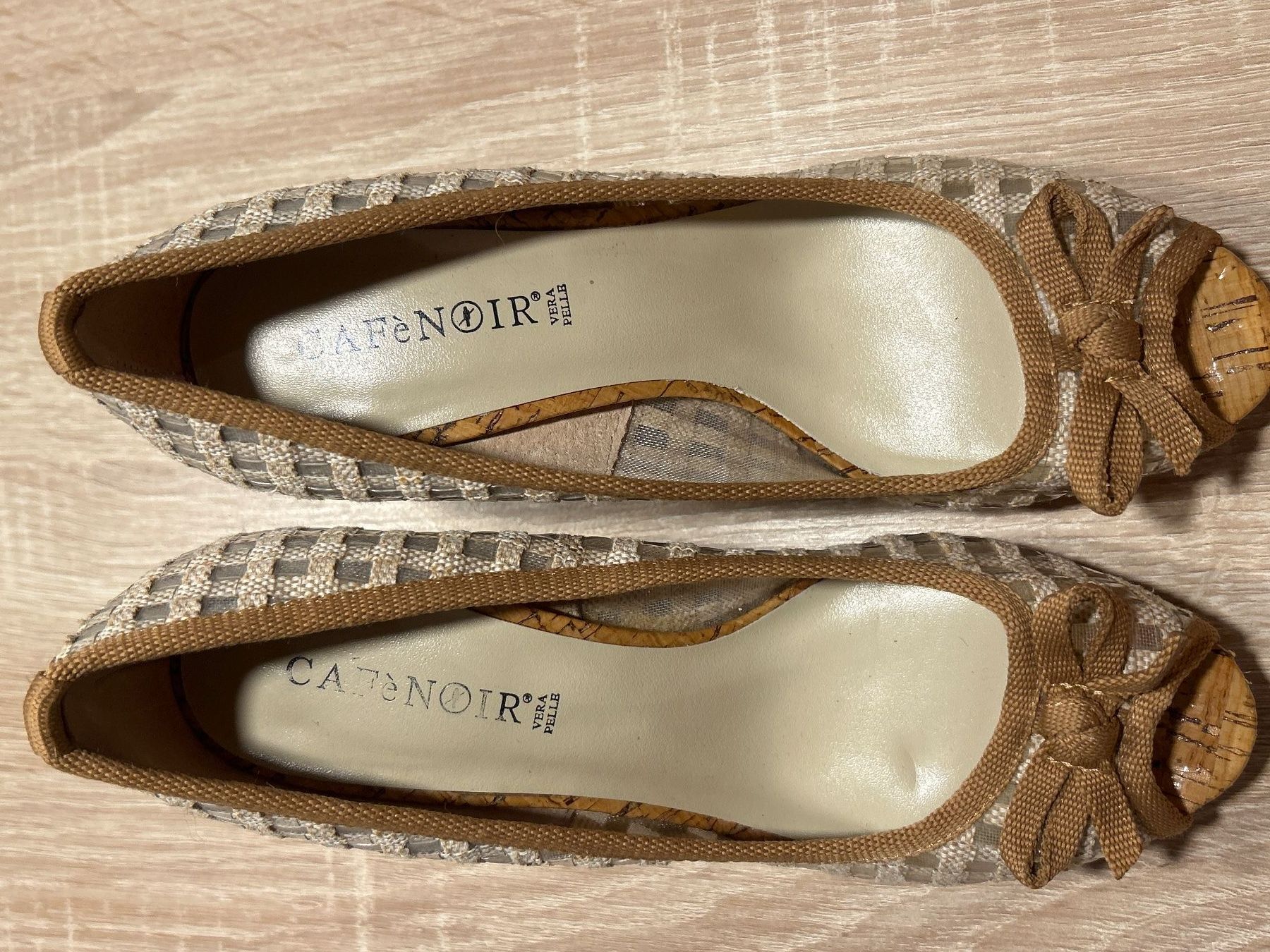 Damenschuhe: Pumps beige  von CafèNoir  Gr. 38 – Gebraucht aus Brunnen von Nala2929 6