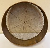 Altes Getreidesieb aus Holz, Durchmesser 55cm