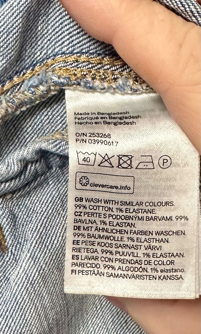 H&M Jacken: TOP - Gr 34/XS Jeansjacke blau – Gebraucht aus Rickenbach b. Wil von sunneschii_ 5