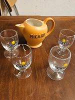Pichet et 4 verres Ricard bon état