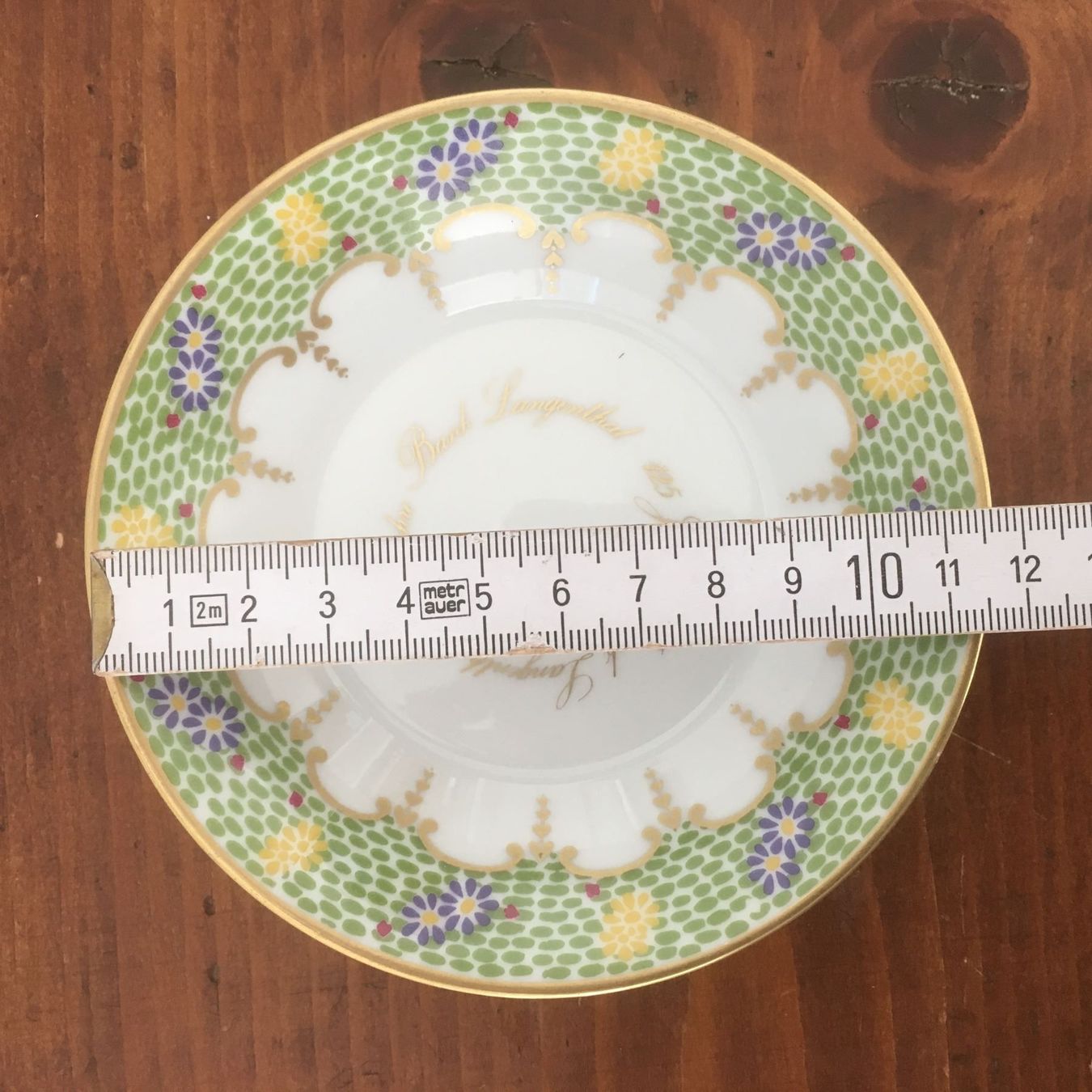 Teller: LANGENTHAL TELLER UNTERTASSE 125 JAHRE BANK LANGENTHAL – Gebraucht aus Subingen von ArtBead 8