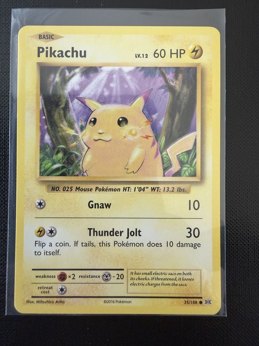 Pokémon Carte collezionabili: Pikachu #35 XY EVOLUTION EN  – Nuovo (secondo la descrizione) da Savigny venduto da Matgab94