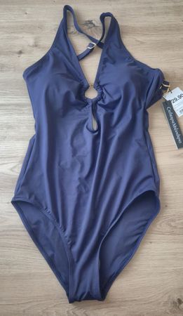 Maillot de bain une pièce bleu marine taille S, neuf