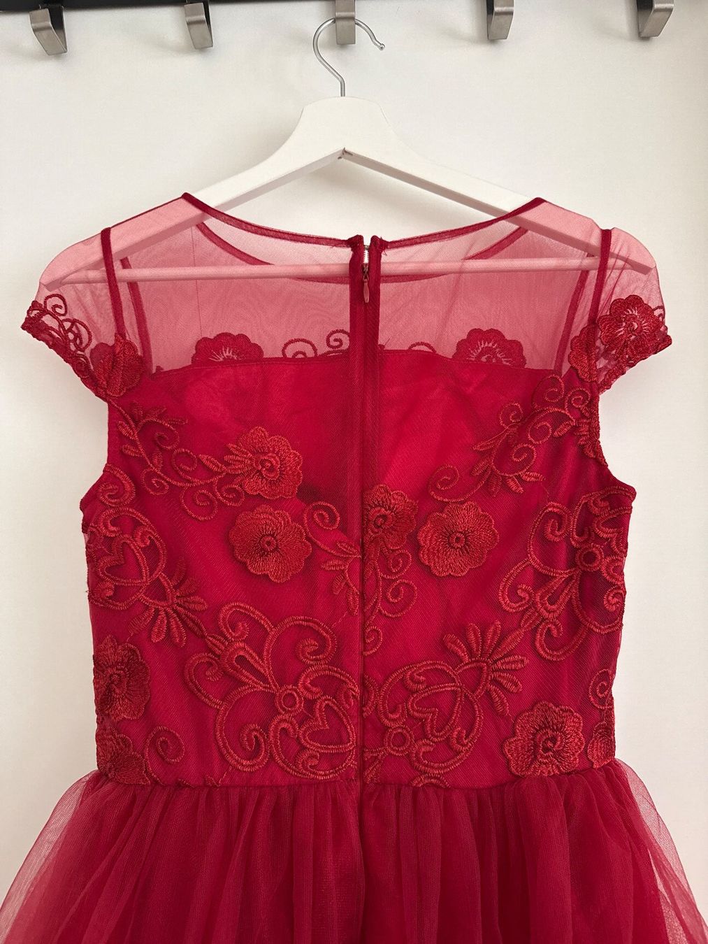 Robes: Elegantes Tüllkleid Rot Gr.34 – D'occasion à Schönenwerd par d.chiara 5