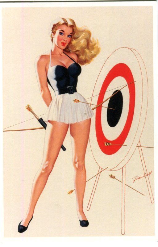 Ansichtskarten: Postkarte "Pin-up". – Neu und originalverpackt aus Basel von Butsch5