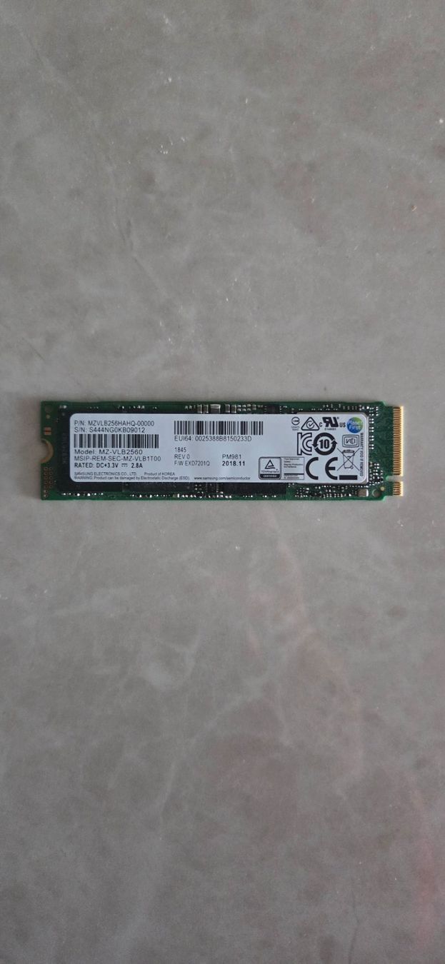 Samsung Dischi rigidi: Samsung 256GB SSD NVMe – Usato da Zihlschlacht venduto da vogelgrip