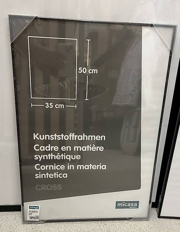 Bilderrahmen: Kunststoffrahmen originalverpackt – Gebraucht aus Niederwangen BE von rpi_6rjl