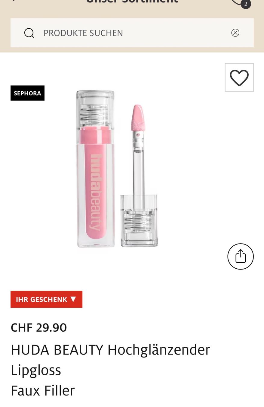 Huda Beauty Make-up: Huda Beauty Lipgloss – Nuovo e nell'imballaggio originale da Baar venduto da and_x9gz