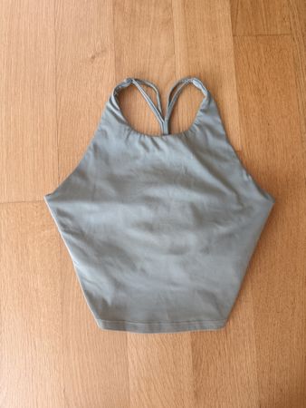 Oysho Sport Top, Grün, Grösse S