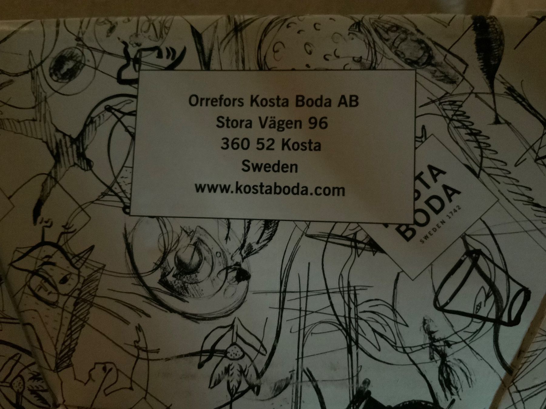 Kosta Boda Ciotole: ANNA EHRNER. Schale., "Contrast", Kosta Boda, 1990er – Usato da Wil SG venduto da Strila 4