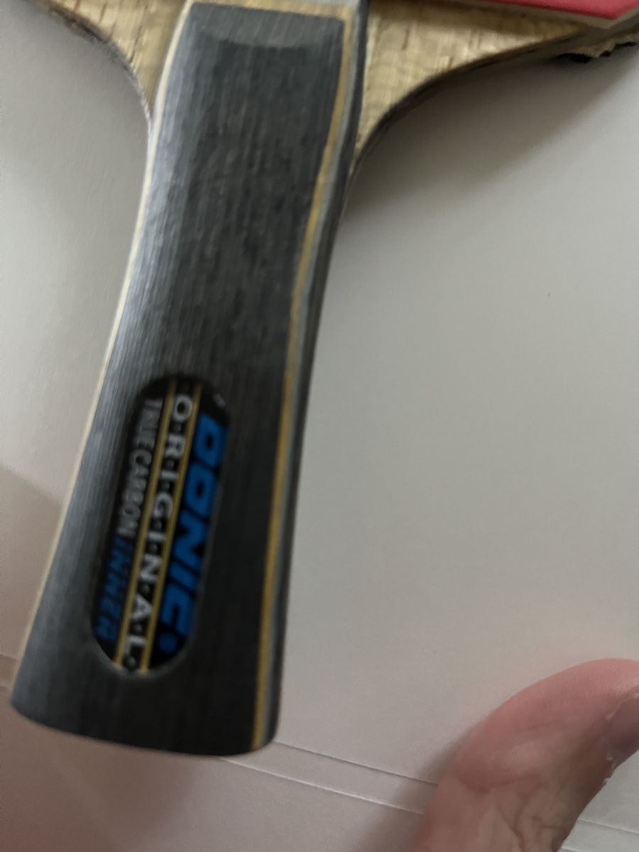 Table tennis professional racket Donic blade and short pips (D'occasion ...