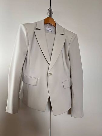 Patrizia Pepe Damen Anzug weiß Gr 42