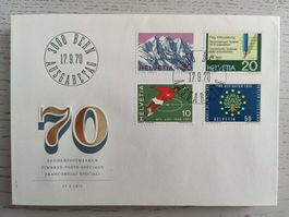 1970 FDC Werbemarken