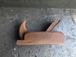 Antiker Holzhobel, Handarbeit, Vintage Hobel