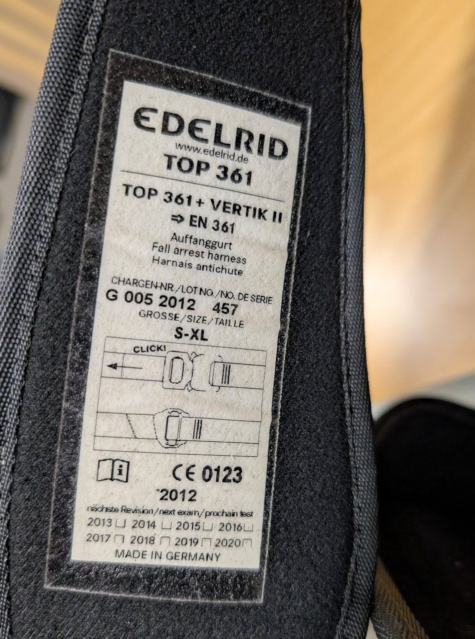 Edelrid Kletterausrüstungen: edelrid vertic Komplettgurte – Gebraucht aus Unterengstringen von mai_658h 3
