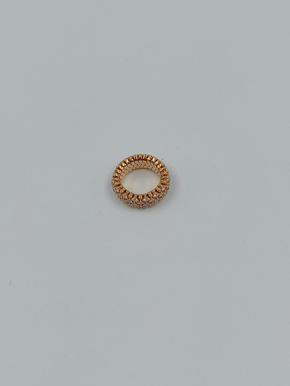 Anelli: FULL PAVÉ DIAMANT RING IN 750 ROTGOLD – Usato da Luzern venduto da EdiGem 6