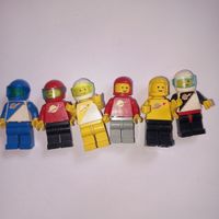 Lego Space Figuren Set 6 Stück klassisch 90s