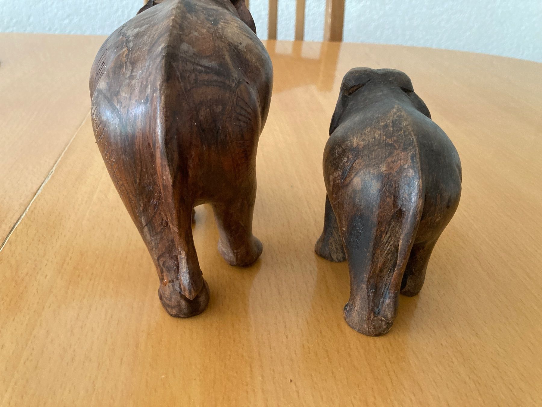 Toutes les décorations: Holz Elefanten 2er Set Dekoration – D'occasion à Gelterkinden par froggy80 3