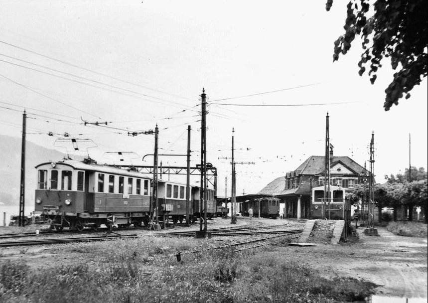 Cartes postales: STANSSTAD Bahnhof mit Bahn – Neuf (Voir description) à Jona par philajona