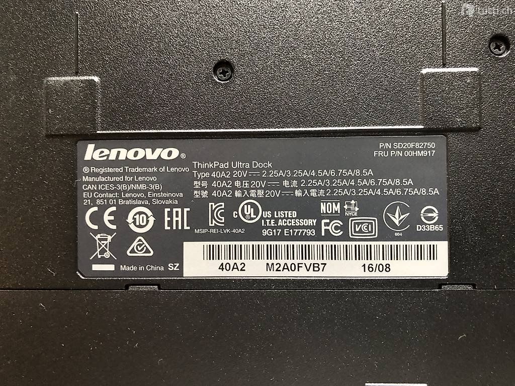 Lenovo Docking station: HP Thinkpad Docking Station – Usato da Zürich venduto da lenchen5 3