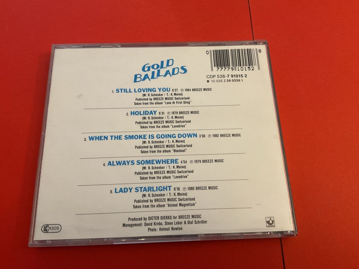 CD: Scorpions - Gold Ballads - CD - Kult! – Usato da Steinach venduto da Quarkie 2
