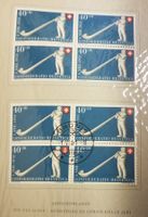 1951, Geschenkheft Pro Patria ET, im 4-Block Kt. 380.-++