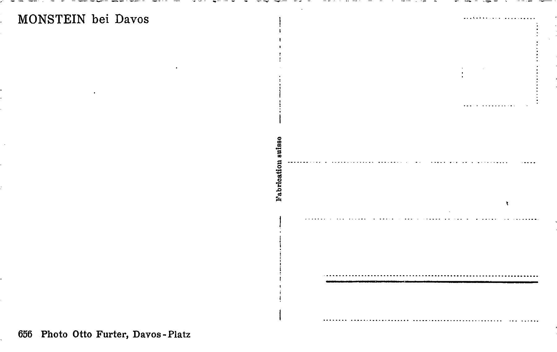 Ansichtskarten: 2x Davos Monstein – Gebraucht aus Ottikon b.Kemptth. von Neptun1974 3