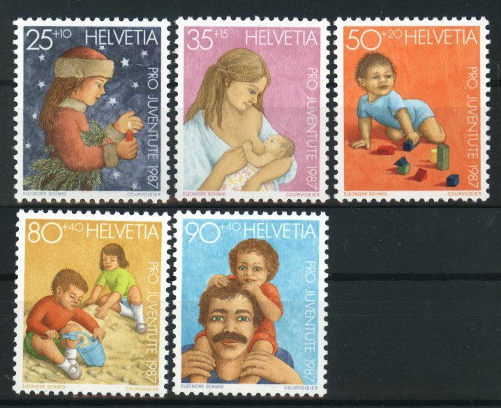 Tutti i francobolli: 1987, Pro Juventute ** – Usato da Willisau venduto da Vollstempel