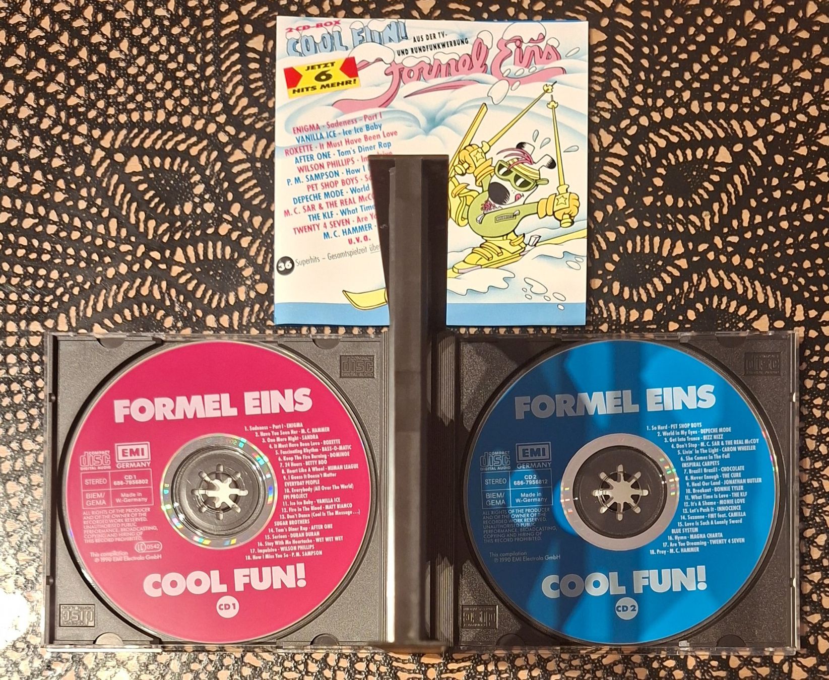 CD: Formel Eins - Cool Fun, DE Pop/Rock Hit Compilation 1990 – Usato da Schönenberg TG venduto da Gregolino76 2