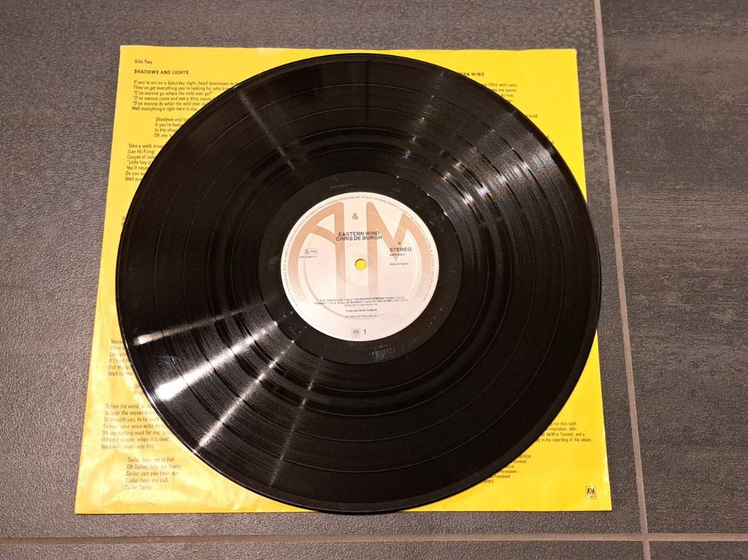 Dischi in vinile: Chris de Burgh eastern wind LP VG/VG- – Usato da Günsberg venduto da Fleder4 3