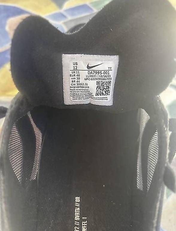 Scarpe da uomo: Nike Waffle One Noir/ Blanc taille 46 – Nuovo e nell'imballaggio originale da Montreux venduto da Polett 3